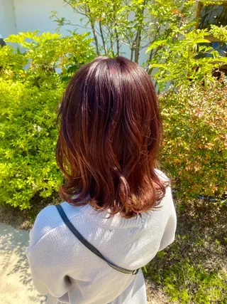 ミディアム カラー INCE HAIR 竹牟礼翔のヘアスタイル