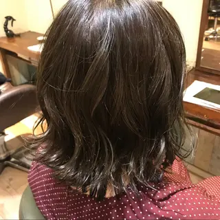 ミディアム パーマ chakura めいのヘアスタイル