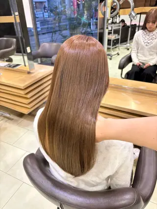 ミディアム カラー レディースカット /カラー🎀おぐりンのヘアスタイル