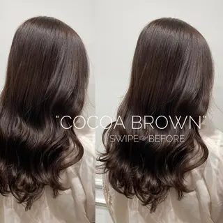 ロング カラー パーマ ヘアアレンジ Zina渋谷エリア マネージャShionのヘアスタイル