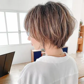 ショート カラー 🧡ショートの達人 🧡SHOのヘアスタイル