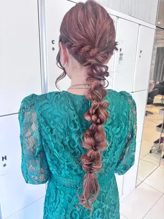 ロング ヘアアレンジ ボブカット/アレンジ /さきのヘアスタイル