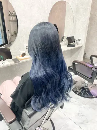 ロング 🦋ハイトーン🦋 石山 希理🦋のヘアスタイル