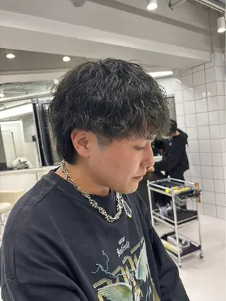 メンズ バレイヤージュ募集中 HAYATOのヘアスタイル