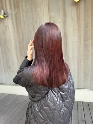 ロング カラー 似合わせレイヤー 海外風レイヤーmioのヘアスタイル