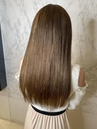 ロング カラー 髪質改善・縮毛矯正 濱　泰賀のヘアスタイル