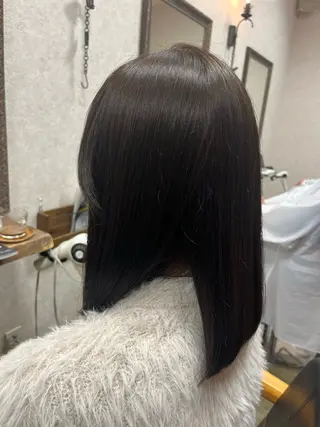ミディアム カラー 阿部 叶夢のヘアスタイル