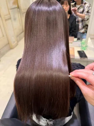 ミディアム 🟠髪質改善縮毛矯正 YUTO🟠のヘアスタイル