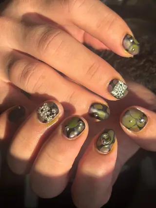 メンズ ネイル ✨akari✨千葉駅 アート、メンズネイルのネイルデザイン