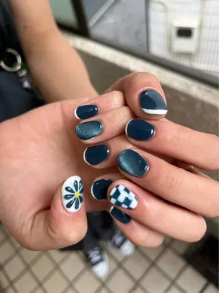 ネイル niconail 🧣ayu 📍烏山のネイルデザイン