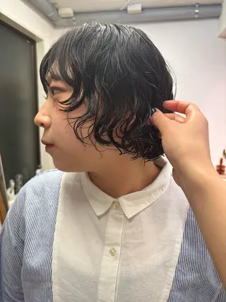 ショート パーマ sakura🌸 レイヤー/韓国ヘアのヘアスタイル