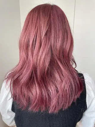 セミロング カラー 中澤 壱太のヘアスタイル