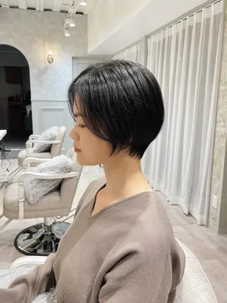 ショート 小野 明日香のヘアスタイル