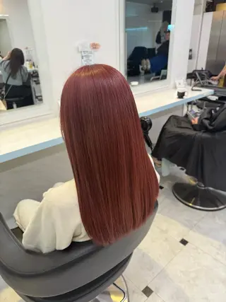 カラー 🇰🇷韓流暖色ヘア 🍒saaya🍒のヘアスタイル