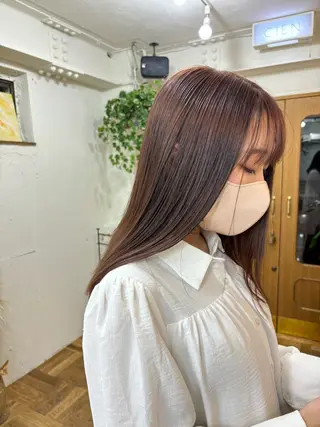 ミディアム カラー ayano🫧 《CIEN》のヘアスタイル