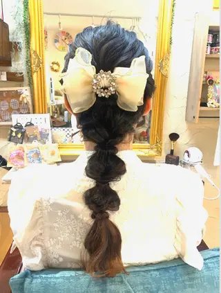 ロング 林 友美のヘアスタイル