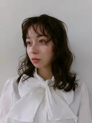 セミロング カラー fit /HONOKAのヘアスタイル