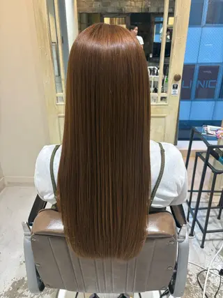 ロング ✨艶髪／透明感カラー ミユ💜のヘアスタイル