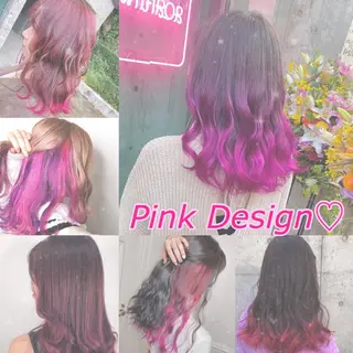 カラー ヘアアレンジ 💕ブリーチ/ヘアメ 🎀YUUKAのヘアスタイル