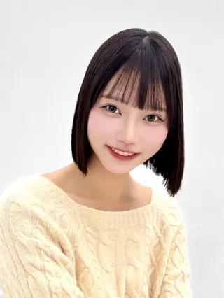 ミディアム カラー ヘアアレンジ 縮毛矯正🤍 盛れるボブ/ひかりのヘアスタイル