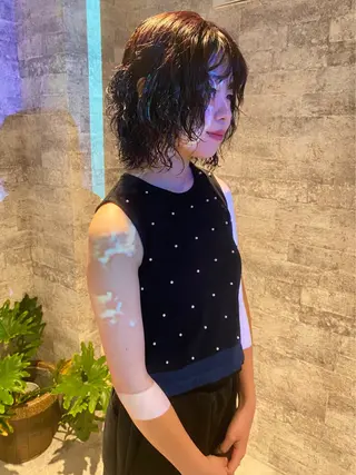 ショート カラー パーマ mai / linoah˚✧のヘアスタイル
