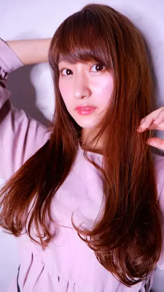 ロング Hikaru Takahashiのヘアスタイル