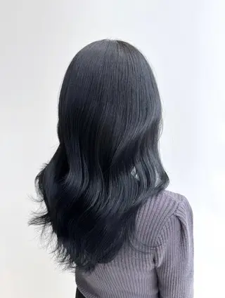 セミロング カラー ヘアアレンジ ✨艶髪✨ 吉田誠のヘアスタイル