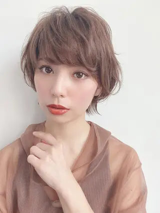 ショート カラー ⭐️Shelter by TOKYO⭐️のヘアスタイル