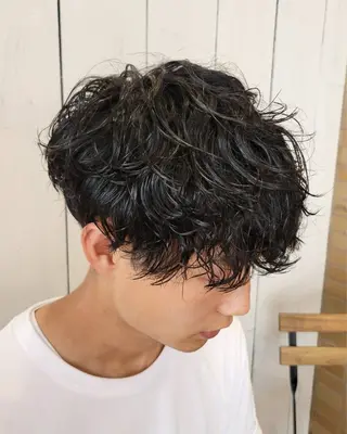 パーマ メンズ 【メンズショート 特化】村斎　伶次のヘアスタイル