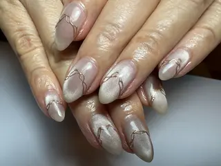 セミロング shandy nailのネイルデザイン