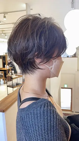 ショート パーマ 艶髪ショートの匠✂️ 錦糸町佐藤店長のヘアスタイル