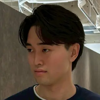 ミディアム パーマ メンズ 金山駅前メンズカット モデル募集 青島永透のヘアスタイル