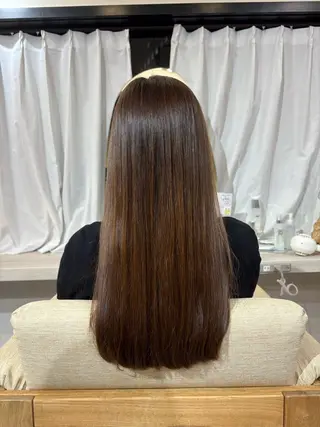 ロング 柿添 莉央のヘアスタイル