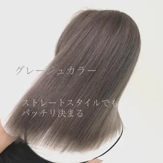 セミロング カラー 海外レイヤー/ レイヤーカット/和田のヘアスタイル