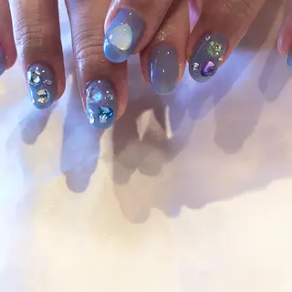 ネイル パラあり！フィルイン 美フォルムのネイルデザイン