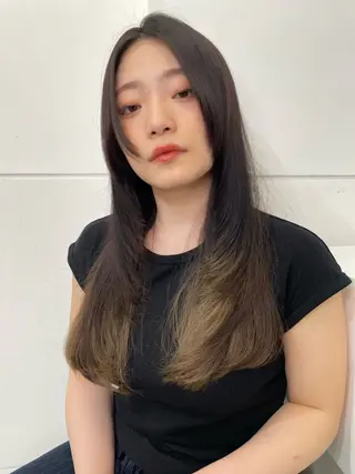 ロング 石川 理恵のヘアスタイル