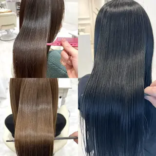 ロング 福井 優のヘアスタイル