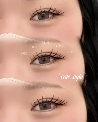 マツエク・マツパ RUNON 🎀 大阪福島 SeneLのマツエク・マツパデザイン