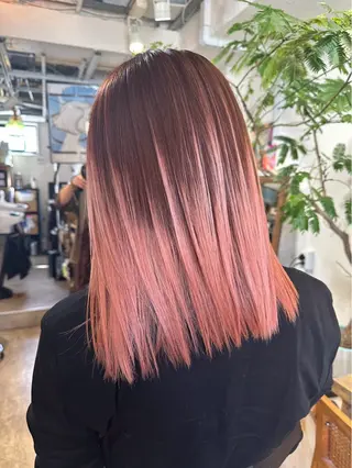 ミディアム 新宿/髪質改善 艶カラー👶Renaのヘアスタイル