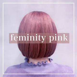 ミディアム カラー ヘアアレンジ ミニボブ/ブリーチ 🌈MISATOのヘアスタイル