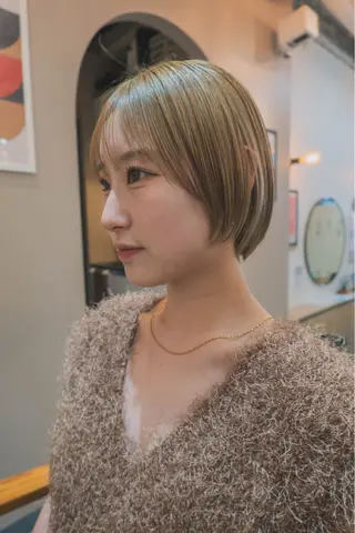 ショート ボブ/店長 前川友哉/柏駅3分のヘアスタイル