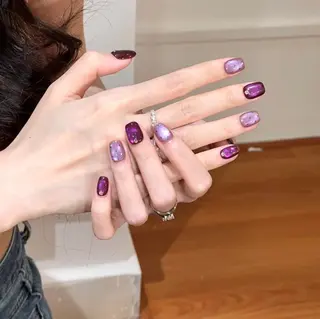 カラー  Nail 秋(アキ)のネイルデザイン