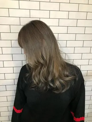 セミロング THREE 関根大のヘアスタイル