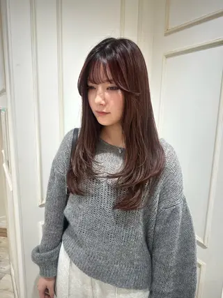 ロング 似合わせレイヤー 海外風レイヤーmioのヘアスタイル