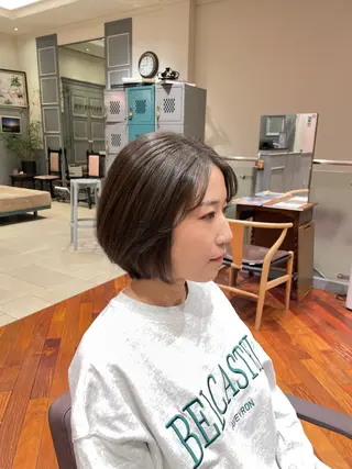 ショート 大阪梅田/ショート ボブ/イナバリヤトのヘアスタイル
