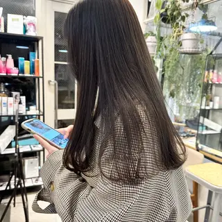 ロング カラー 縮毛/ベージュカラー Mariamu🫧のヘアスタイル