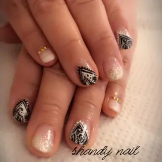 ショート shandy nailのネイルデザイン