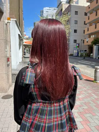 セミロング カラー ゆな🎀ハイトーン /レイヤーのヘアスタイル