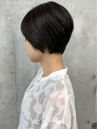 ショート ボブ/ゆるふわ ボブパーマ/とういのヘアスタイル