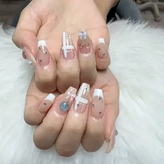 ネイル 🎀nana🫧 ワンホンネイル🎀のネイルデザイン